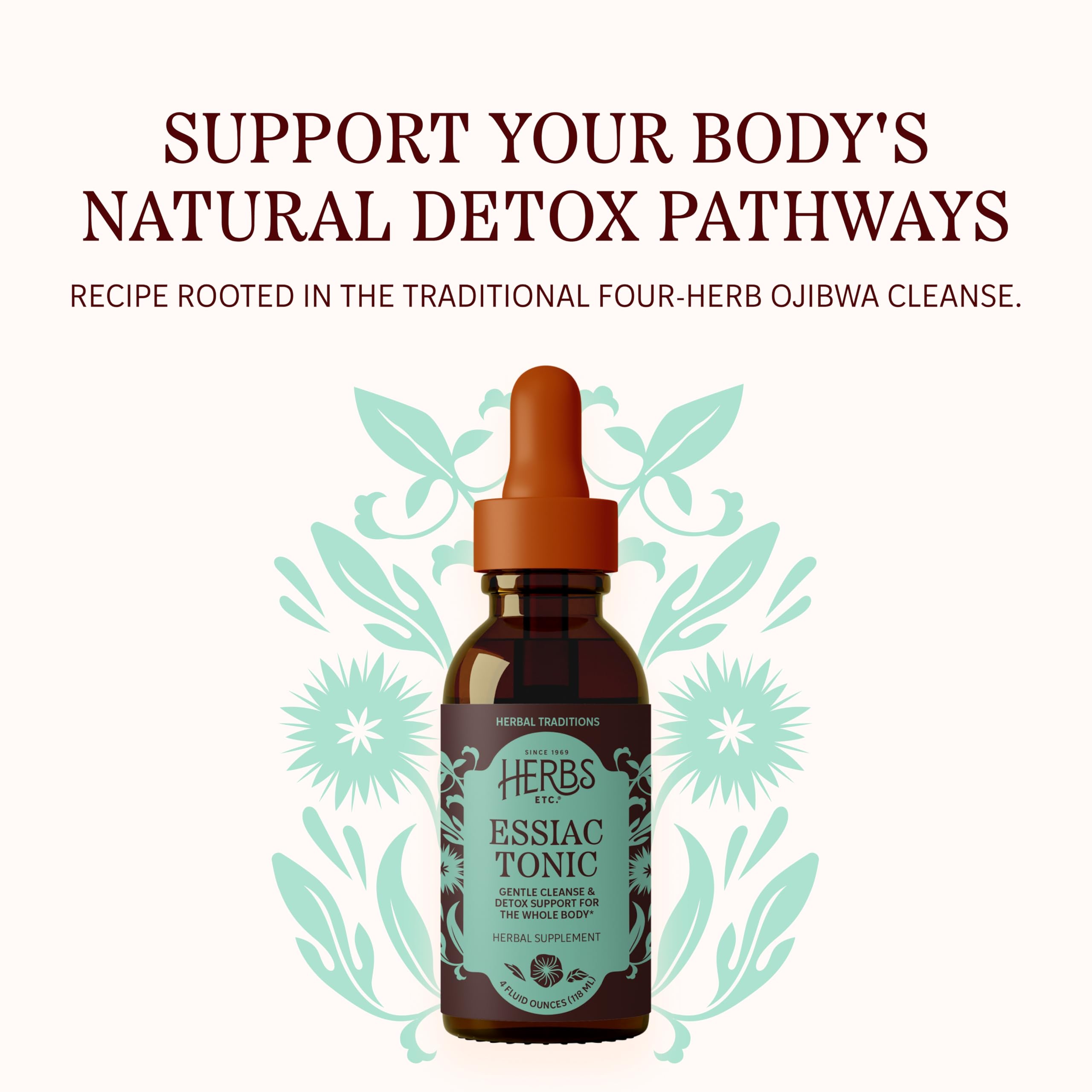 Amazon.com: Herbs Etc, Essiac Tonic, 4 Ounce | Traditional Ojibwa